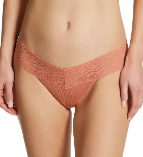 Hanky Panky Eco Rib Low Rise Thong 671581