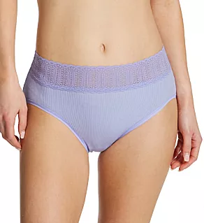 Eco Rib French Brief Panty Sweet Lavender XS