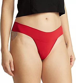 Breathe Natural Rise Thong Cherryade L
