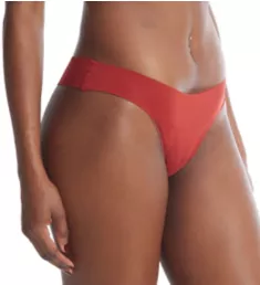 Breathe Natural Rise Thong Dark Persimmon L