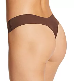 Breathe Natural Rise Thong Mahogany L