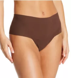 Breathe Hi-Rise Thong Mahogany M