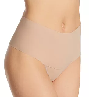 Breathe Hi-Rise Thong Taupe L