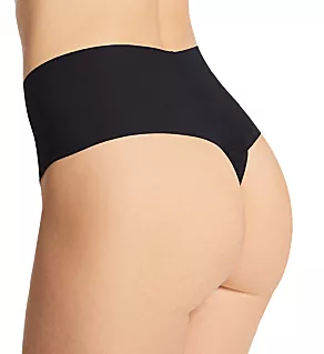 Breathe Hi-Rise Thong Black M