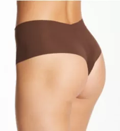 Breathe Hi-Rise Thong Mahogany M