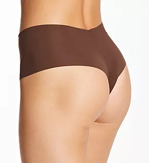 Breathe Hi-Rise Thong Mahogany M