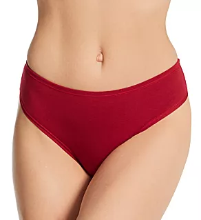 PlayStretch Natural Rise Thong Cayenne M/L