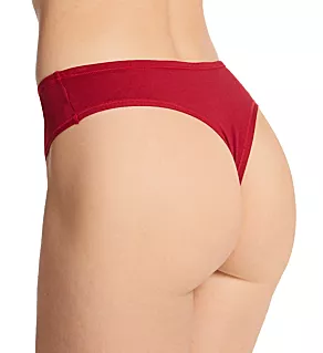 PlayStretch Natural Rise Thong Cayenne M/L