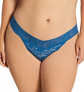 Daily Lace Plus Original Rise Thong Storm Cloud O/S Plus