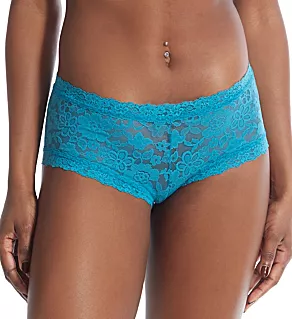 Daily Lace Boyshort Panty Tidal Teal XS