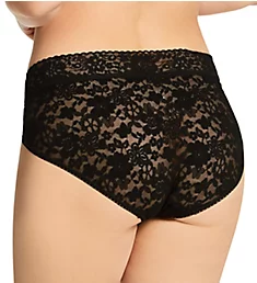 Daily Lace Plus French Brief Panty Black 1X