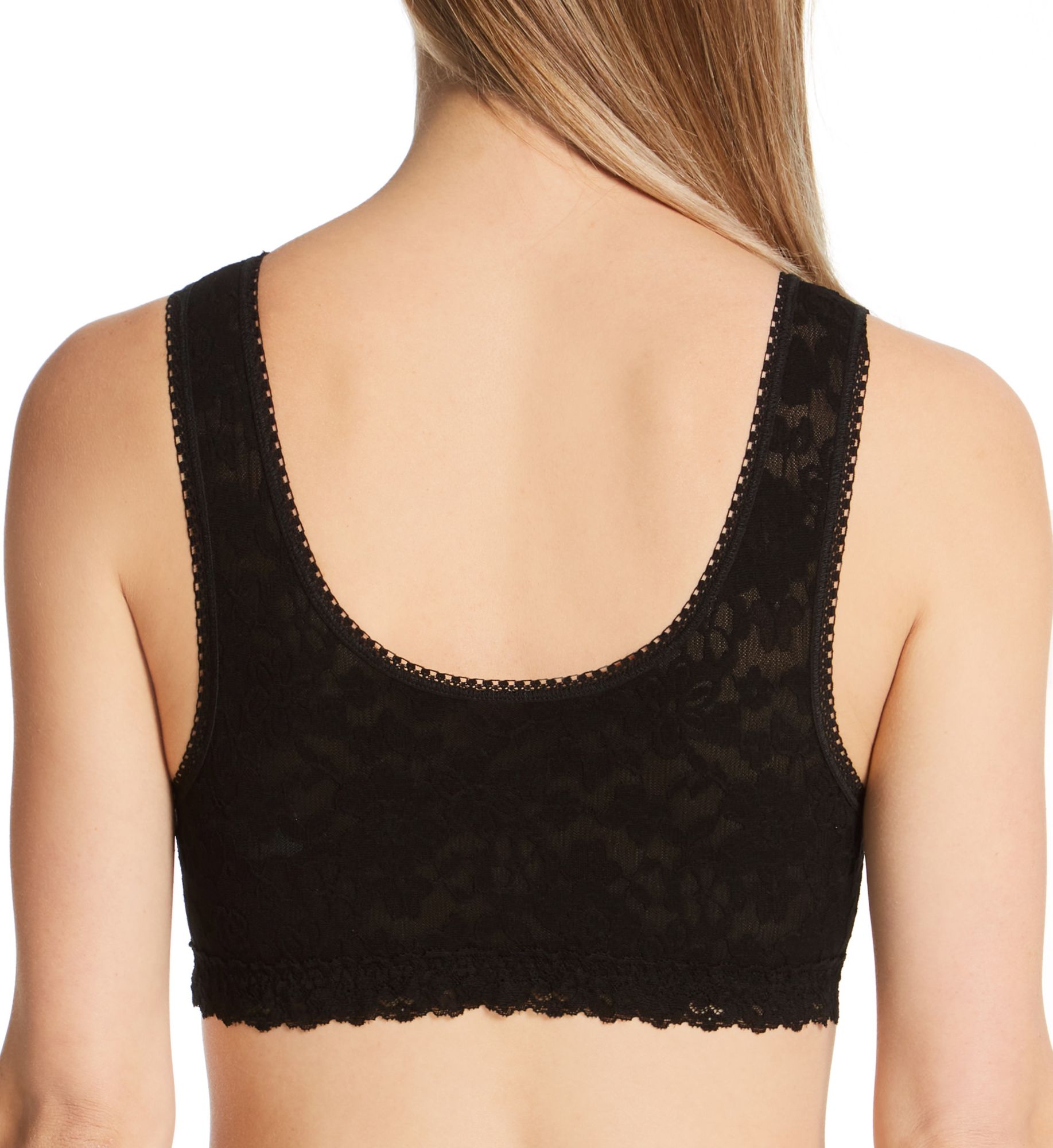 Hanky Panky Daily Lace Scoop Neck Bralette Black XS  - Image 2