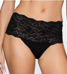 Silky Skin Hi-Rise Panty Black S