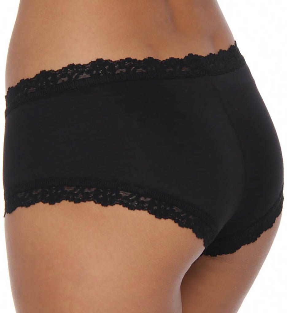 hanky panky Women's Cotton with a Conscience V-Kini Briefs, Black