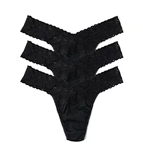 Supima Cotton Original Rise Thong - 3 Pack
