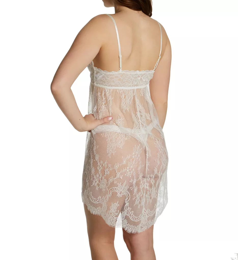 Victoria Lace Chemise with G String Light Ivory S