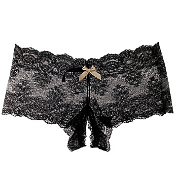 Hanky Panky After Midnight Peek-A-Boo Crotchless Brief Panty