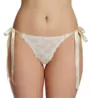Hanky Panky Peek-a-Boo Lace Side Tie Bikini Black Black Friday Clearance Underwe