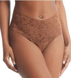 Signature Lace Retro Thong Macchiato O/S