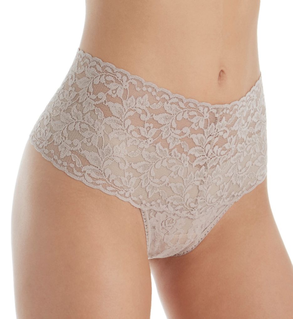 Signature Lace Retro Thong - 3 Pack