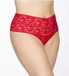 Plus Size Retro Thong Red O/S Plus