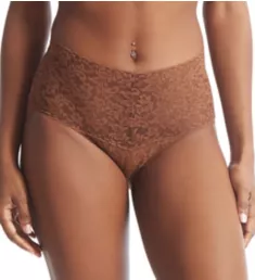 Signature Lace Retro V-kini Panty Macchiato S