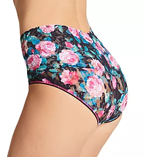 Signature Lace Retro Pattern V-kini Panty Damascus Rose S