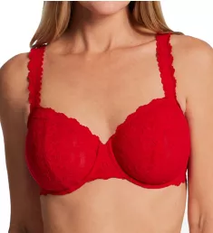 Signature Lace Balconette Bra Red 32B