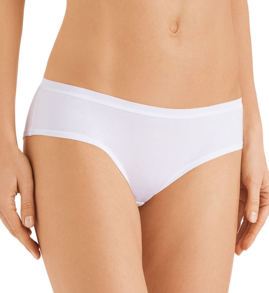 Hanro Women's Cotton Sensation Hipster Panty in White | Size XL | HerRoom.com
