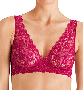 Luxury Moments All Lace Soft Cup Bra Barberry 32B