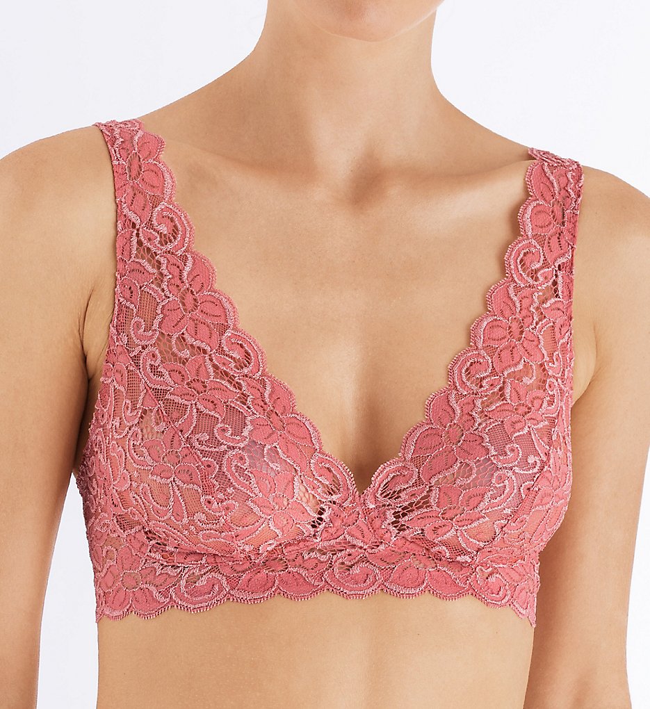 Hanro 1465 Luxury Moments All Lace Soft Cup Bra (Mineral Red)