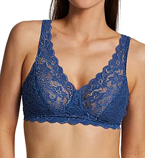 Luxury Moments All Lace Soft Cup Bra True Navy 32C