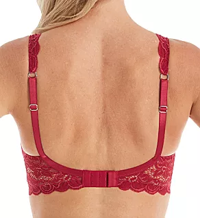 Luxury Moments All Lace Soft Cup Bra Barberry 32B
