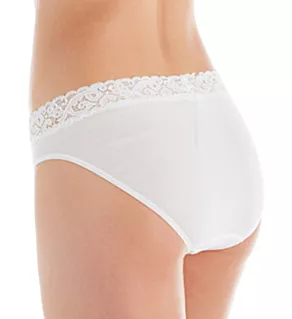 Moments High-Cut Leg Brief Panty White XS