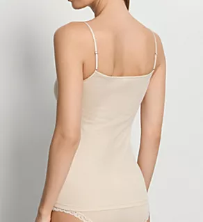 Moments V Neck Spaghetti Camisole Summer Sand L