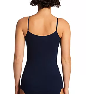 Cotton Seamless V Neck Camisole Deep Navy XS