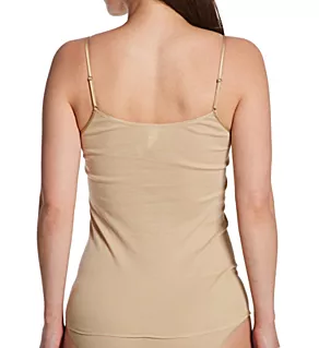 Cotton Seamless V Neck Camisole Iced Cappuccino L