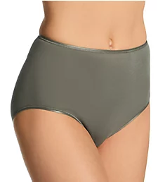 Cotton Seamless Full Brief Panty Antique Green XS