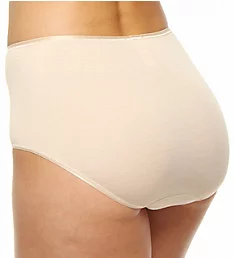 Cotton Seamless Full Brief Panty Pale Cream XS