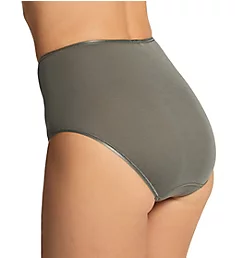 Cotton Seamless Full Brief Panty Antique Green XS