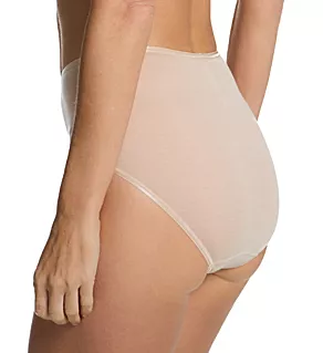 Cotton Seamless Full Brief Panty Beige XS