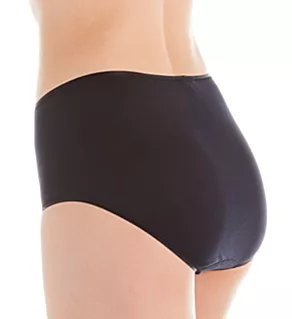 Cotton Seamless Full Brief Panty Black XS