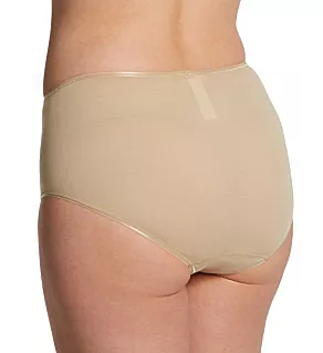 Cotton Seamless Full Brief Panty Iced Cappuccino XS