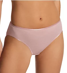 Cotton Seamless Hi-Cut Full Brief Panty Pale Pink XS