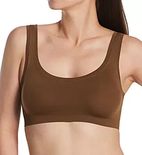 Touch Feeling Crop Cami Top Bra Mochaccino S