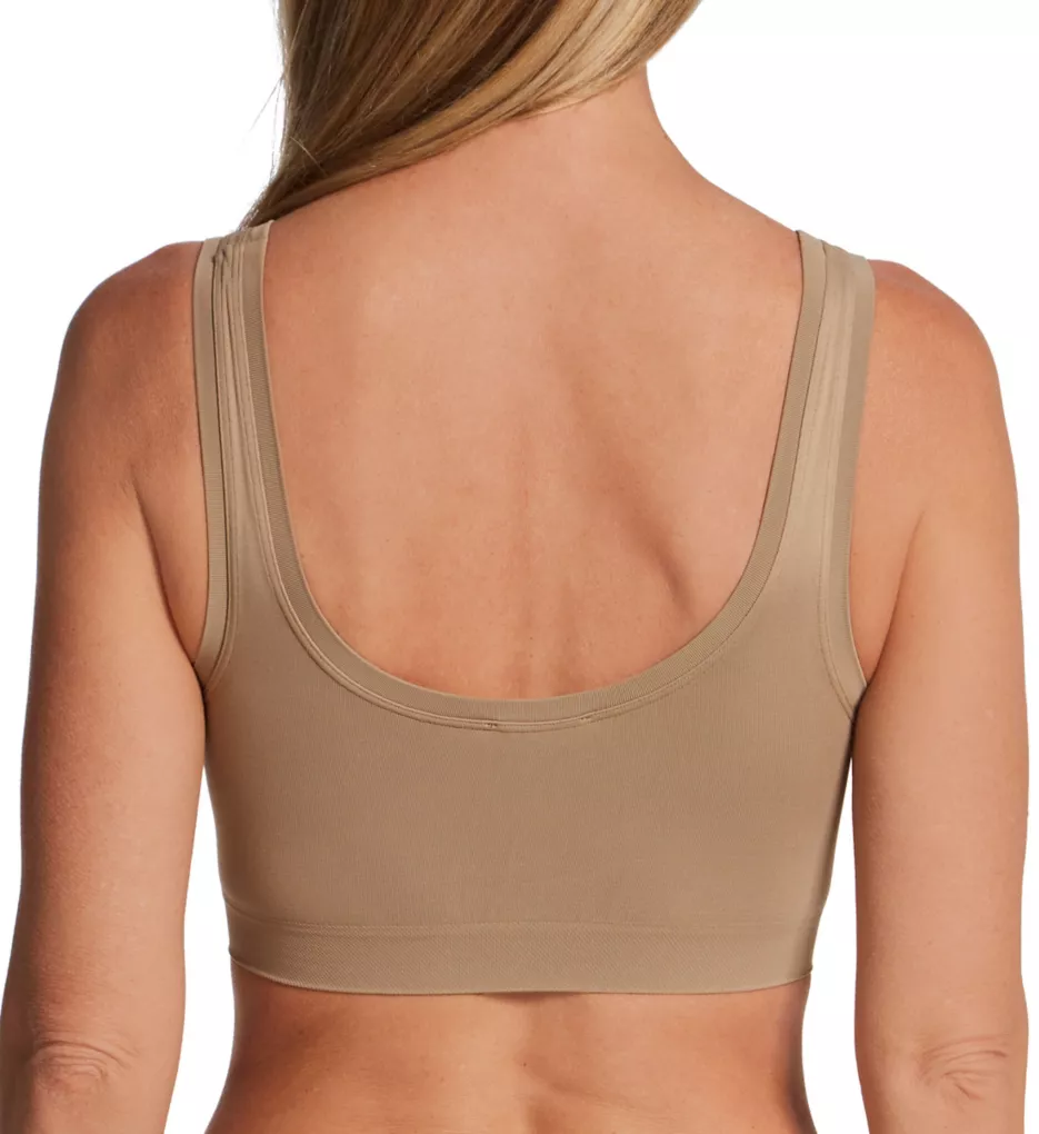Touch Feeling Crop Cami Top Bra Deep Taupe S