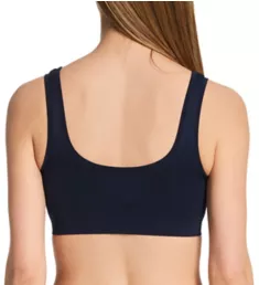 Touch Feeling Crop Cami Top Bra Deep Navy XS