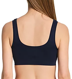 Touch Feeling Crop Cami Top Bra Deep Navy XS