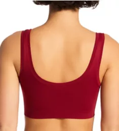 Touch Feeling Crop Cami Top Bra Intense Garnet XS