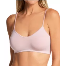 Touch Feeling Crop Spaghetti Strap Bra Crepe Pink M